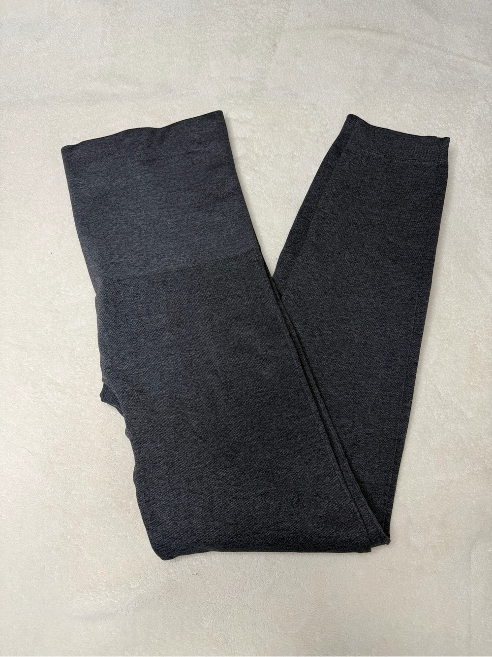 SPANX Seamless Heather Charcoal Leggings XL